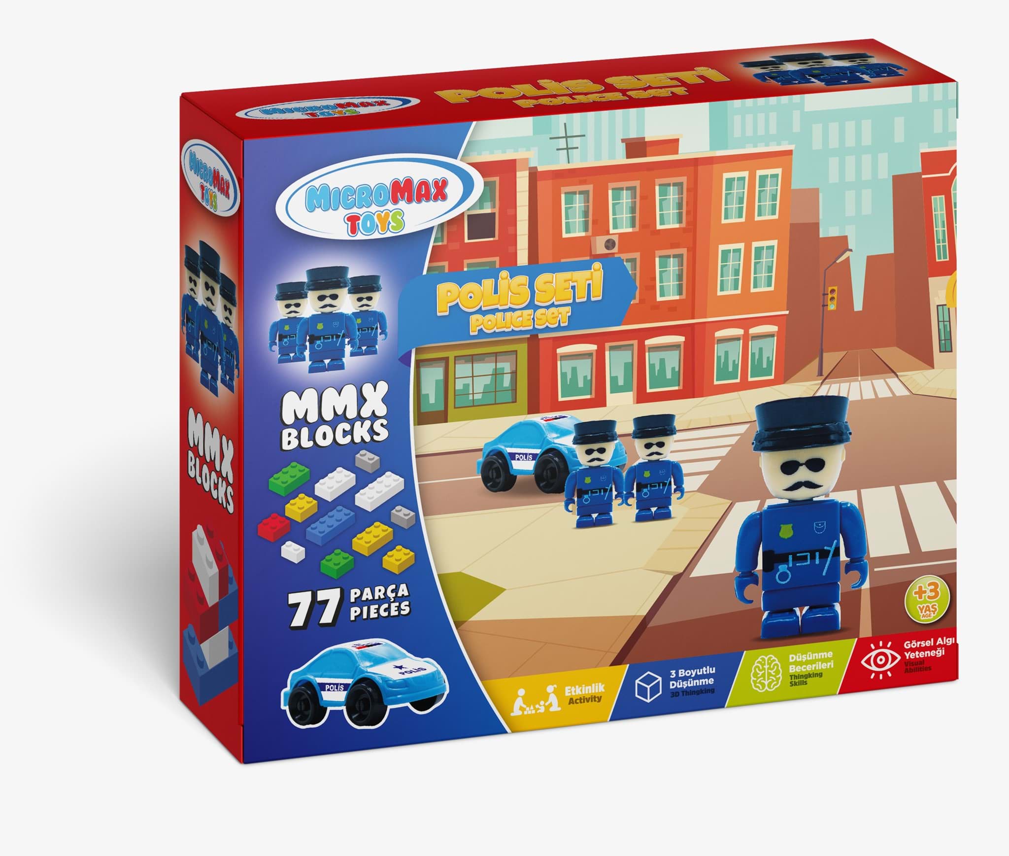 BLOK 77 PARÇA POLİS SETİ resmi